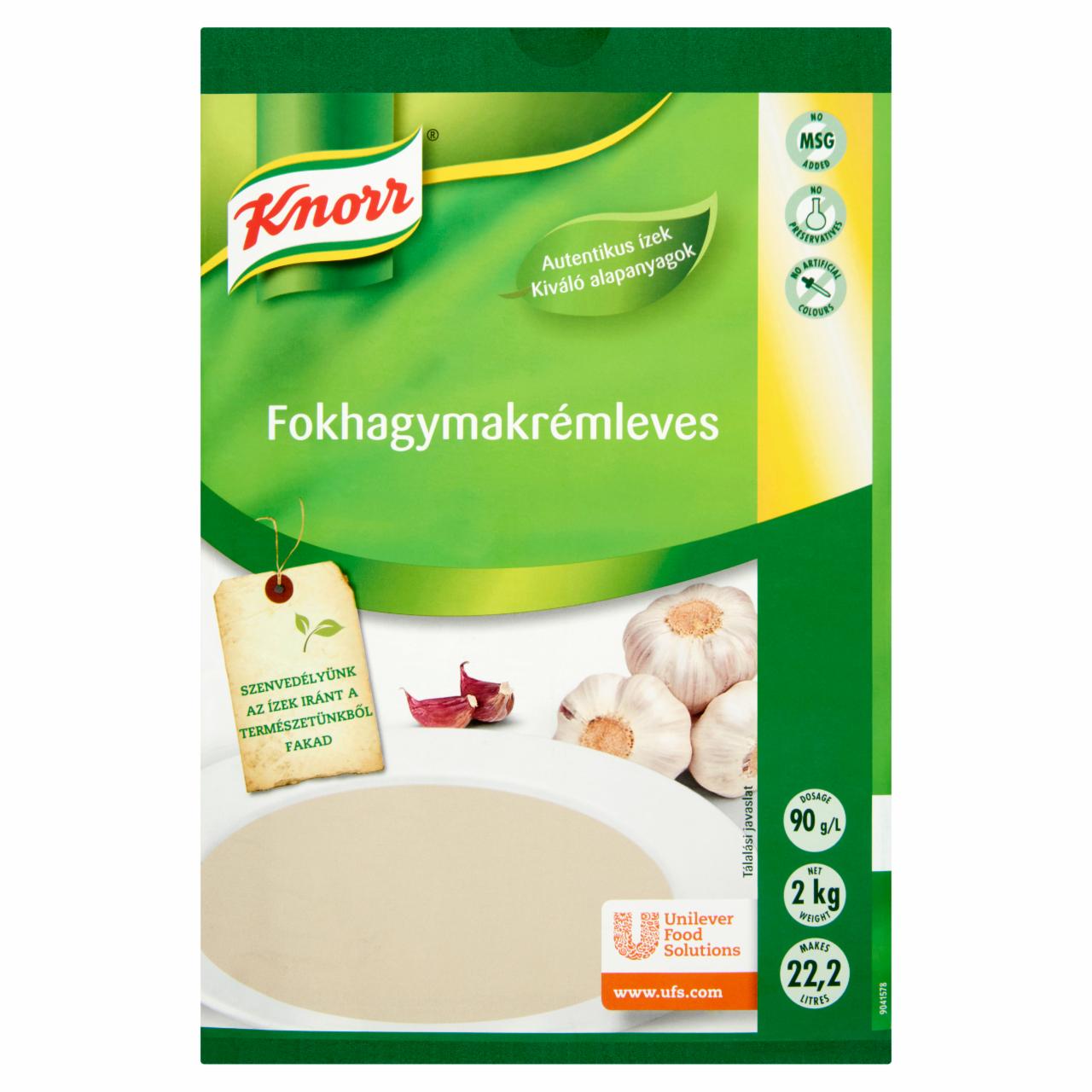 Képek - Knorr fokhagymakrémleves 2 kg