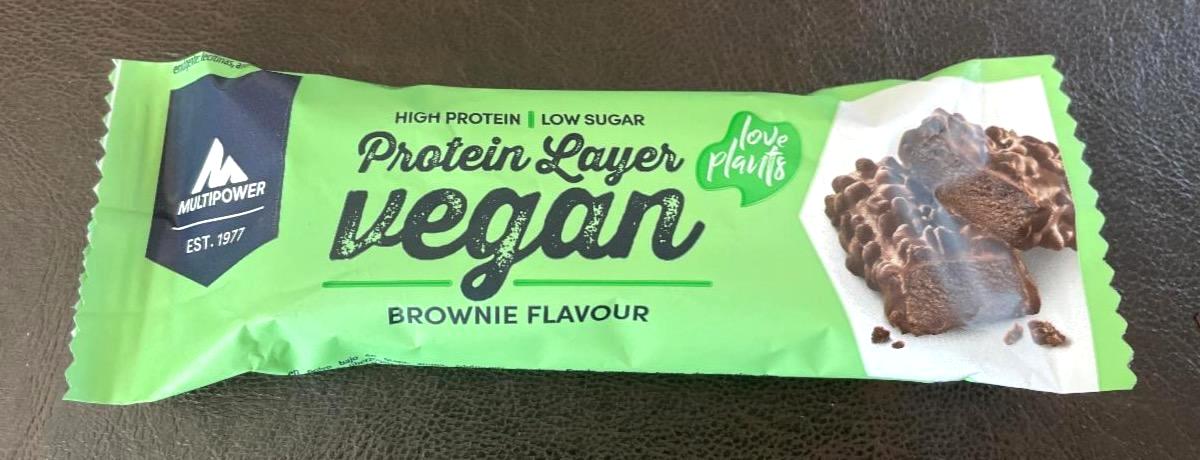 Képek - Protein layer vegan protein szelet Brownie Multipower
