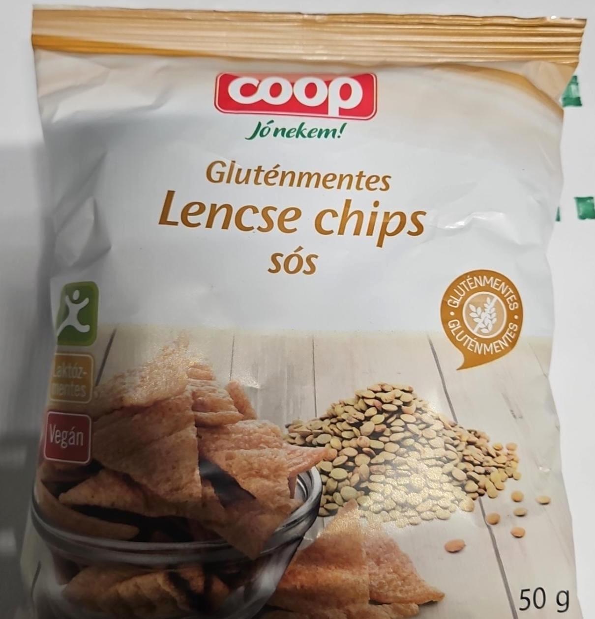 Képek - Gluténmentes lencse chips sós Coop