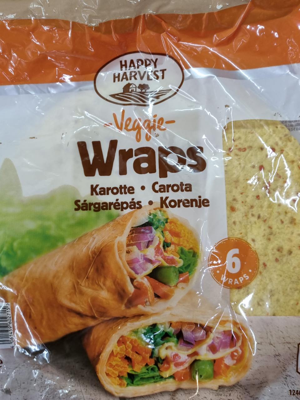 Képek - Veggie wraps sárgarépás Happy harvest