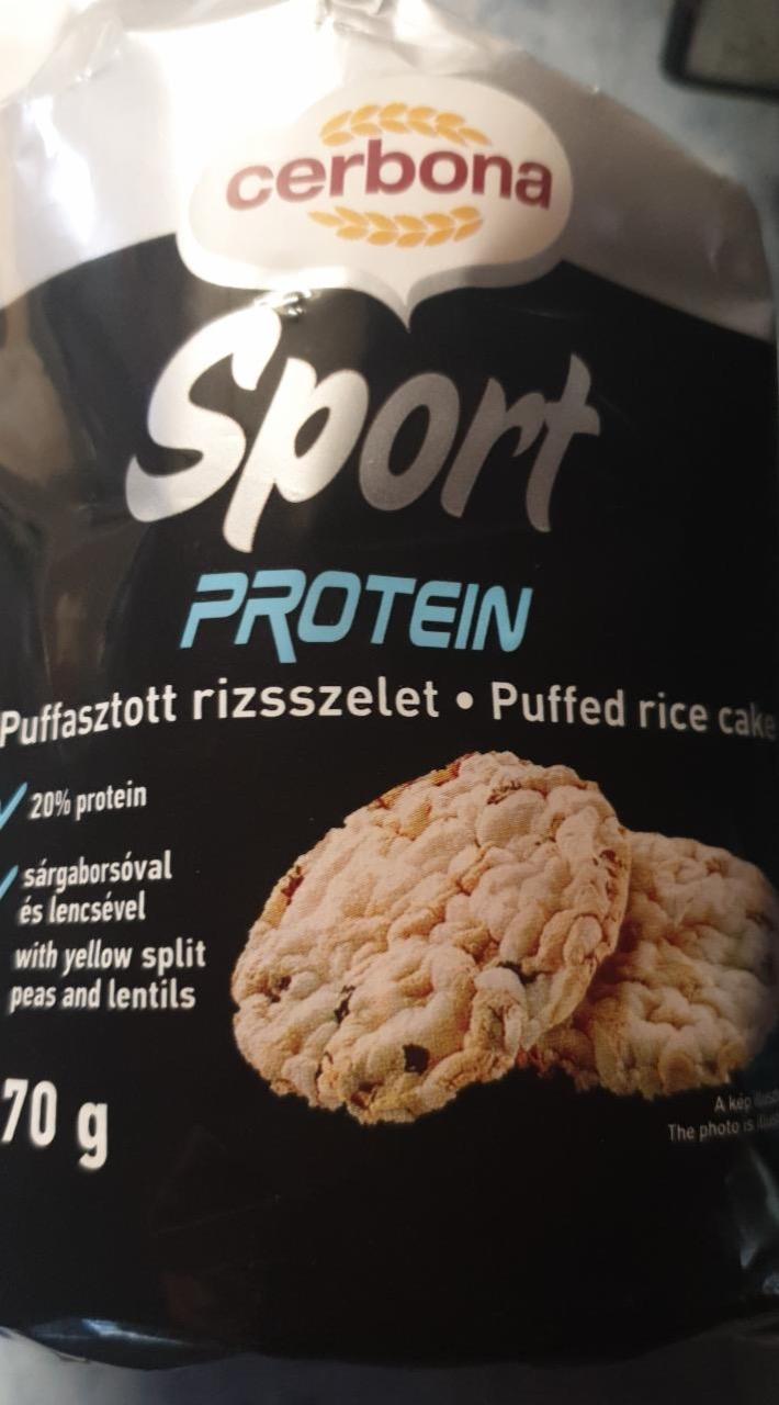 Képek - Sport protein puffasztott rizsszelet Cerbona
