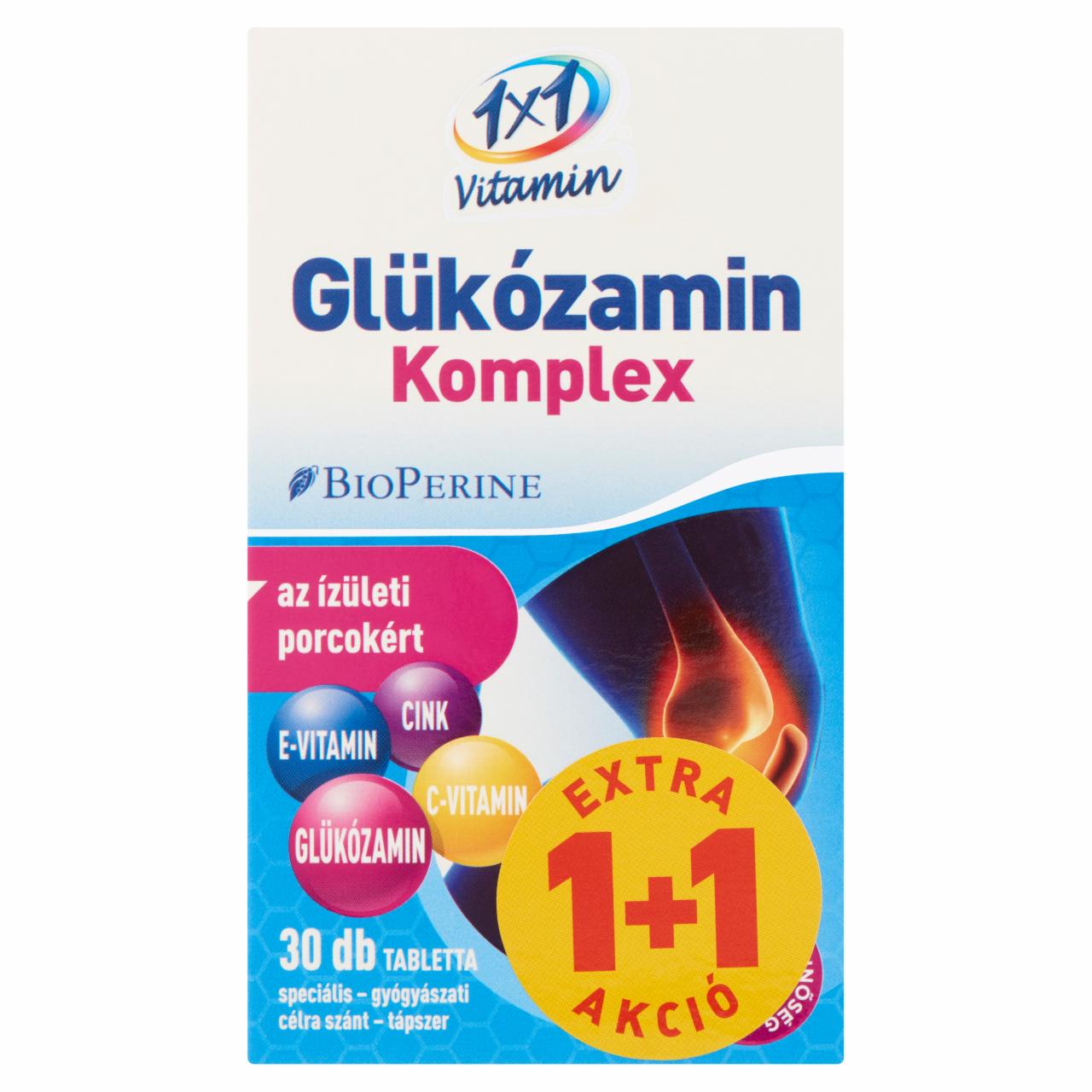 Képek - 1x1 Vitamin Glükózamin Komplex filmtabletta 2 x 30 db