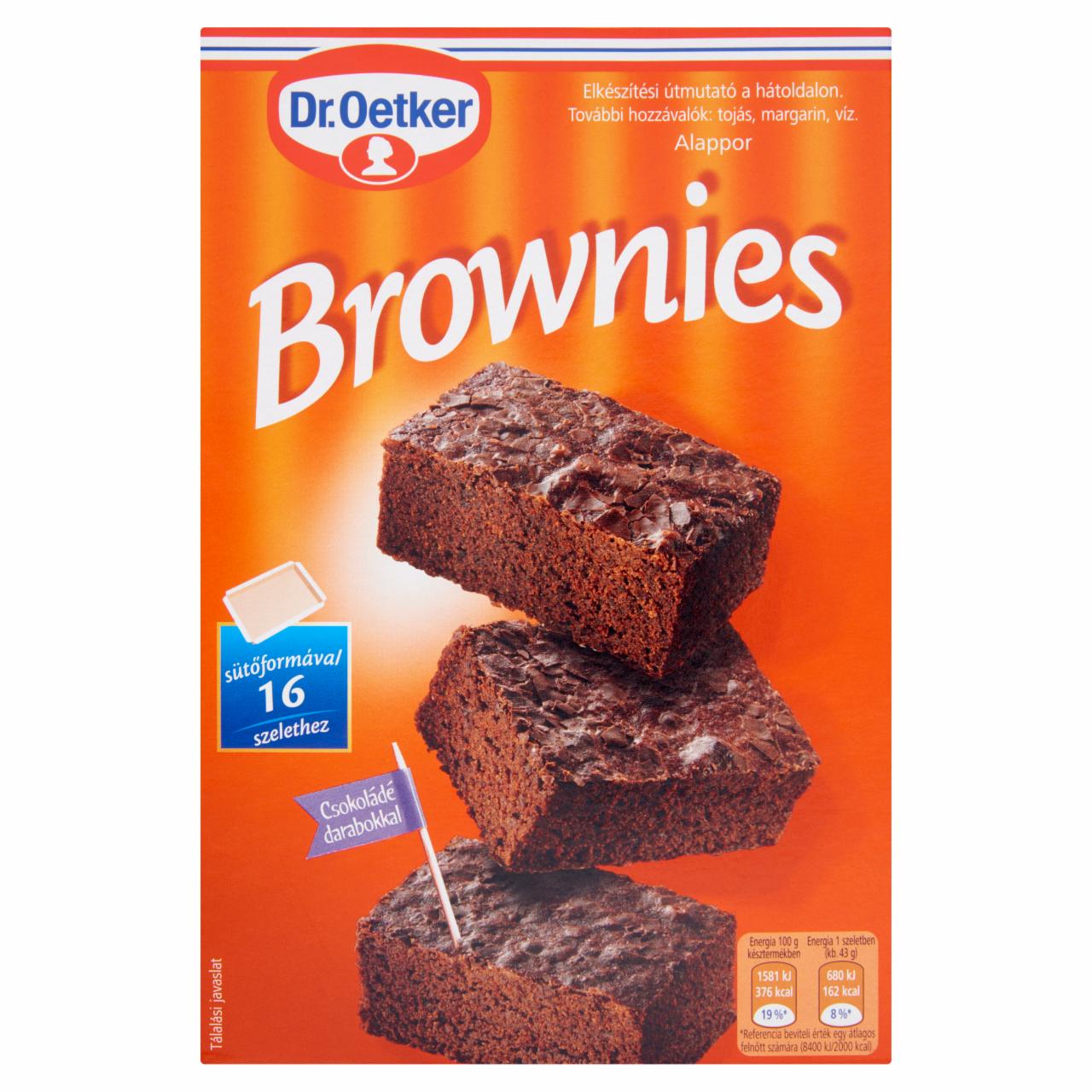 Képek - Brownies alappor Dr.Oetker