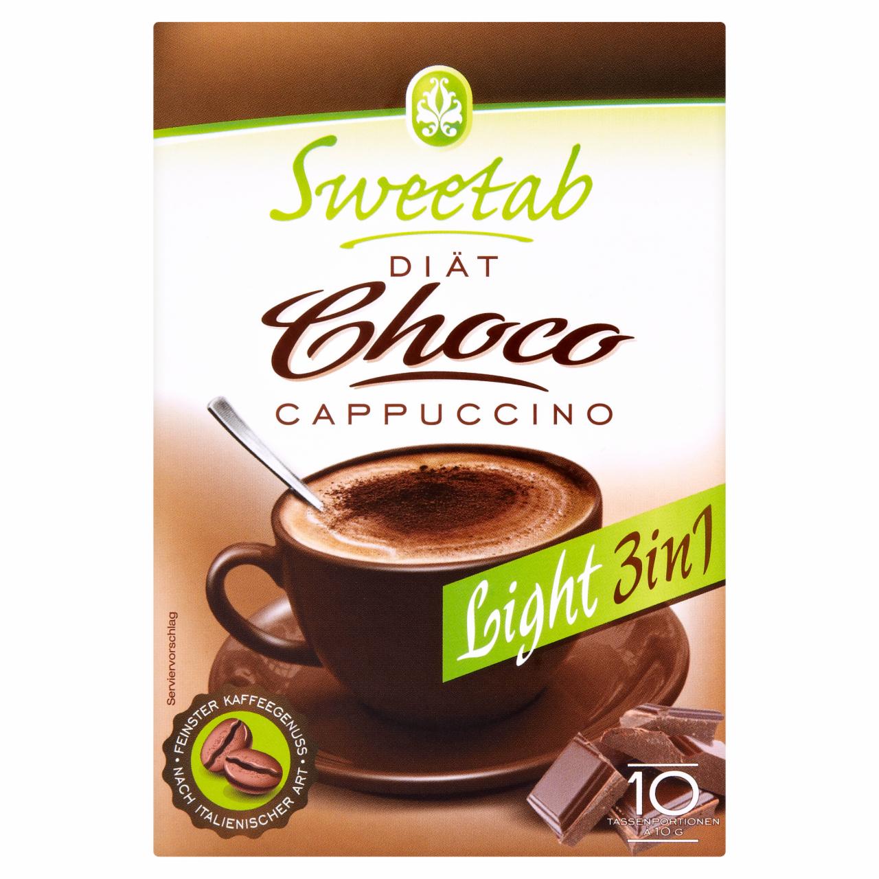 Képek - Sweetab Light 3in1 diétás csokoládés cappuccino 10 db 100 g