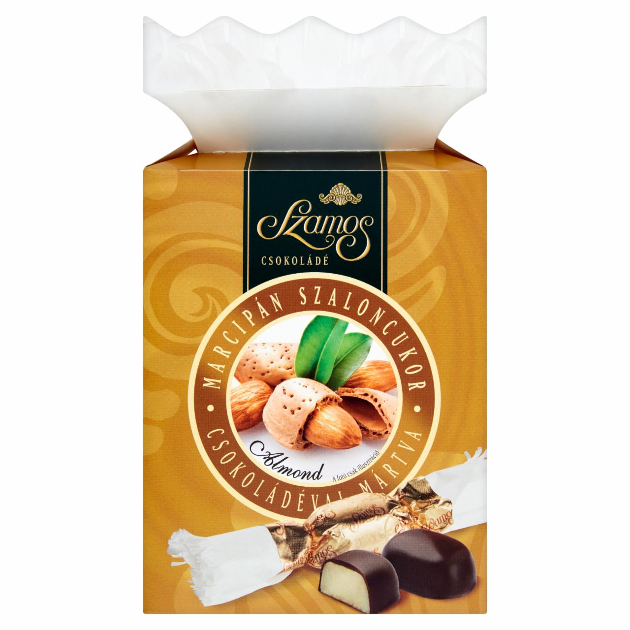Képek - Szamos marcipán szaloncukor csokoládéval mártva 300 g