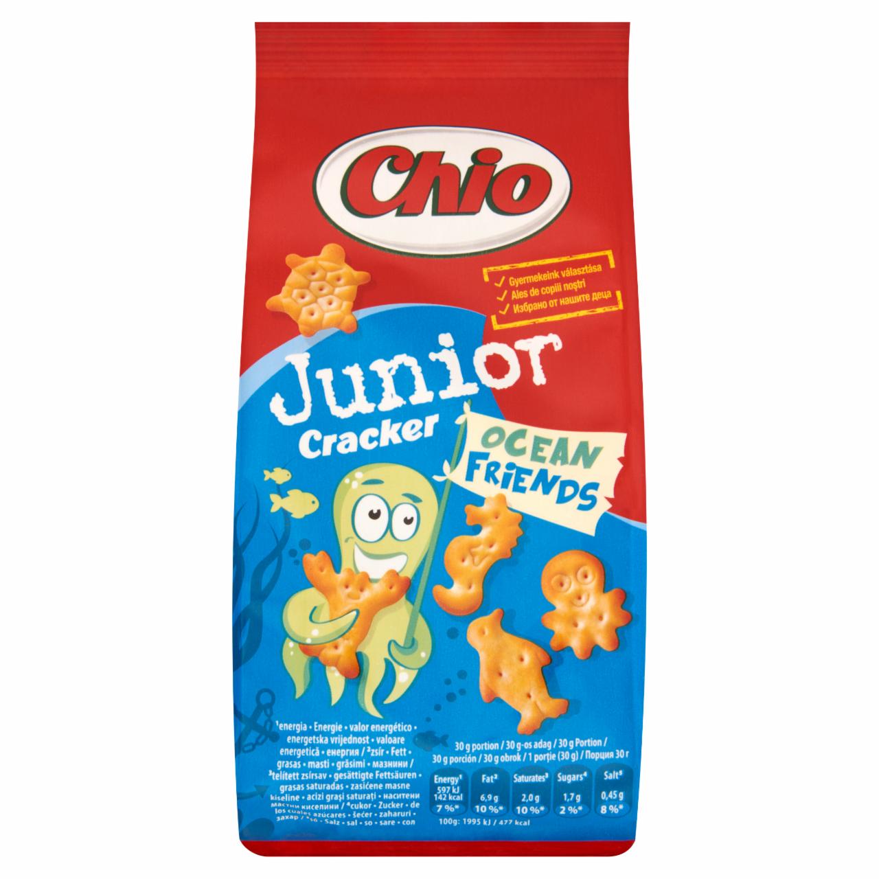 Képek - Chio Junior Cracker Ocean Friends sós kréker 90 g