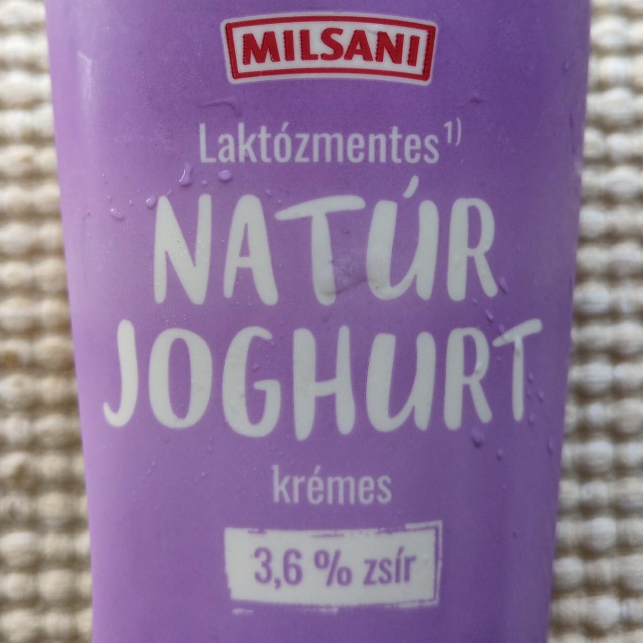 Képek - Laktózmentes natúr joghurt krémes 3,6% Milsani