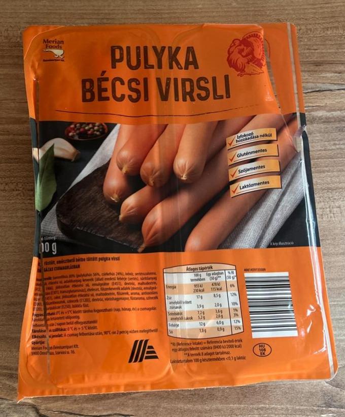 Képek - Pulyka bécsi virsli Aldi