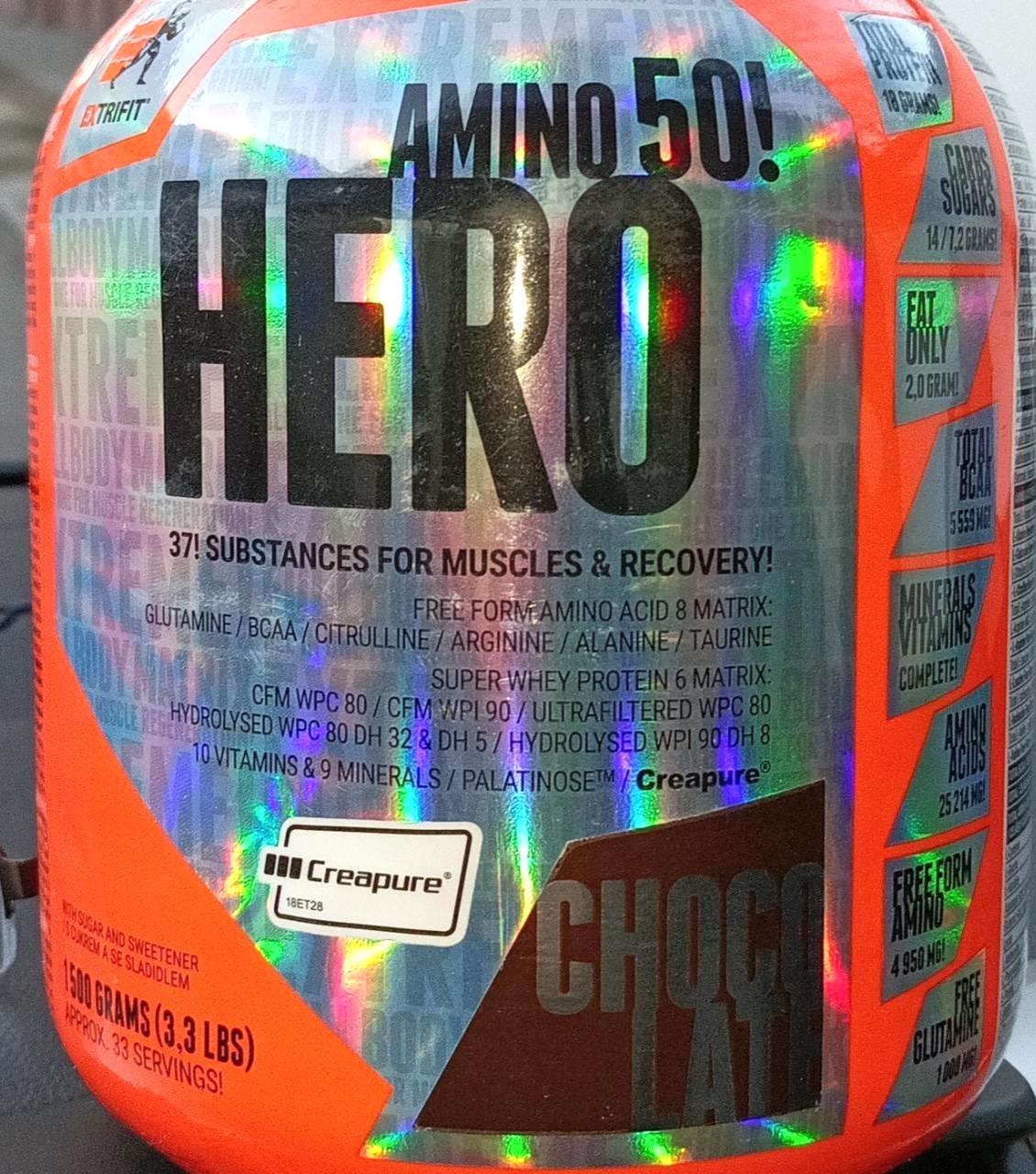 Képek - Hero Amino 50 Chocolate Extrifit