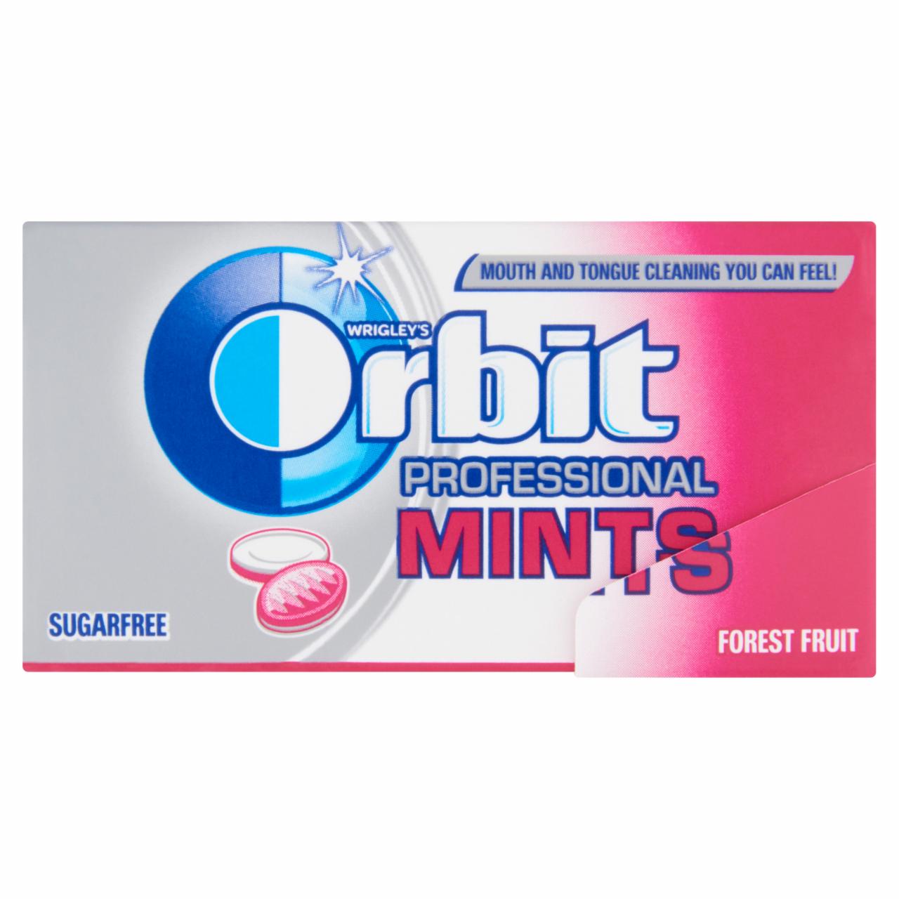Képek - Orbit Professional Mints erdeigyümölcs- és mentaízű keménycukorka 18 g