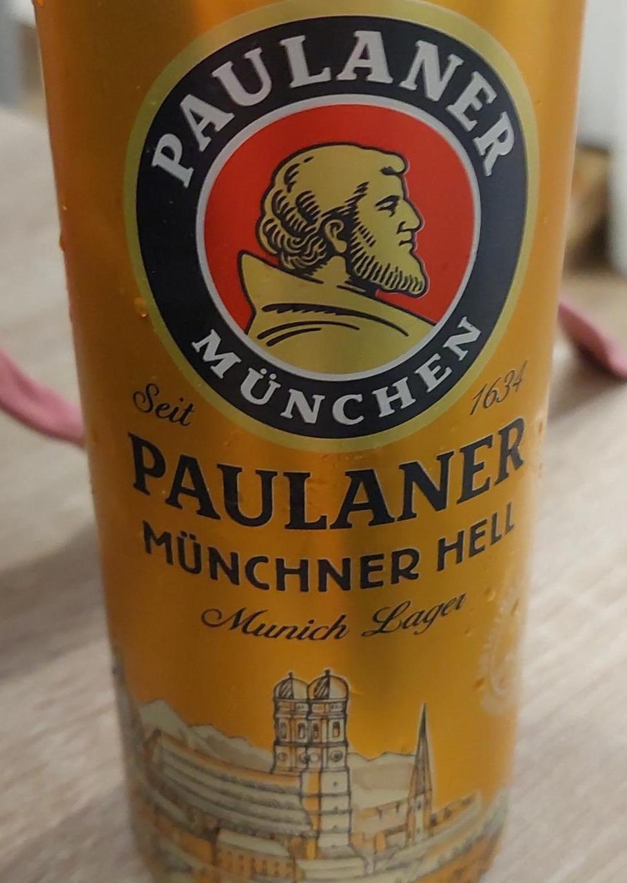 Képek - Német villágos láger sör Paulaner München