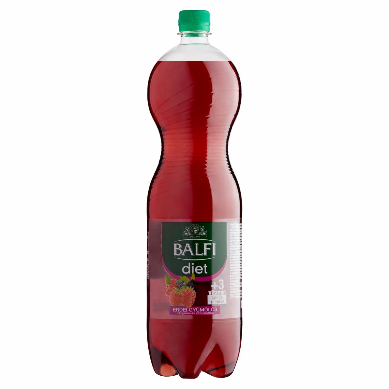 Képek - Balfi Diet erdei gyümölcsös ízű szénsavas üdítőital 1,5 l