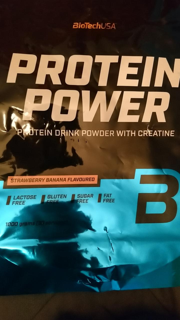 Képek - Protein Power Strawbery Banana flavoured BioTechUSA