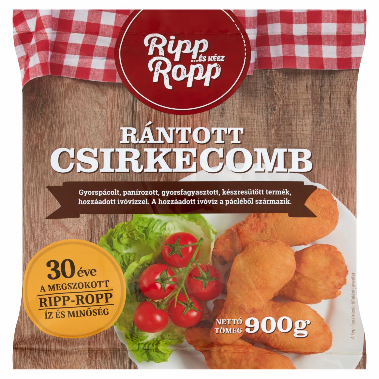 Képek - Gourmet gyorsfagyasztott rántott csirkecomb Ripp-Ropp
