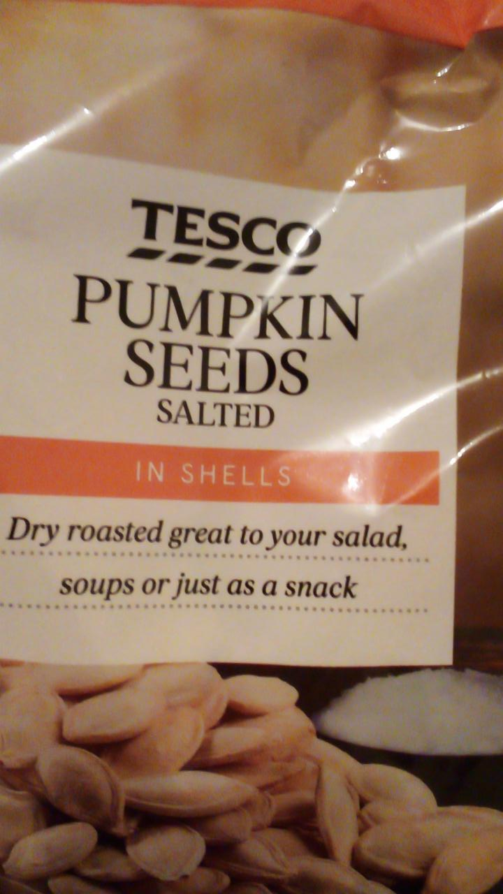 Képek - Tesco hántolatlan, pörkölt, sózott tökmag