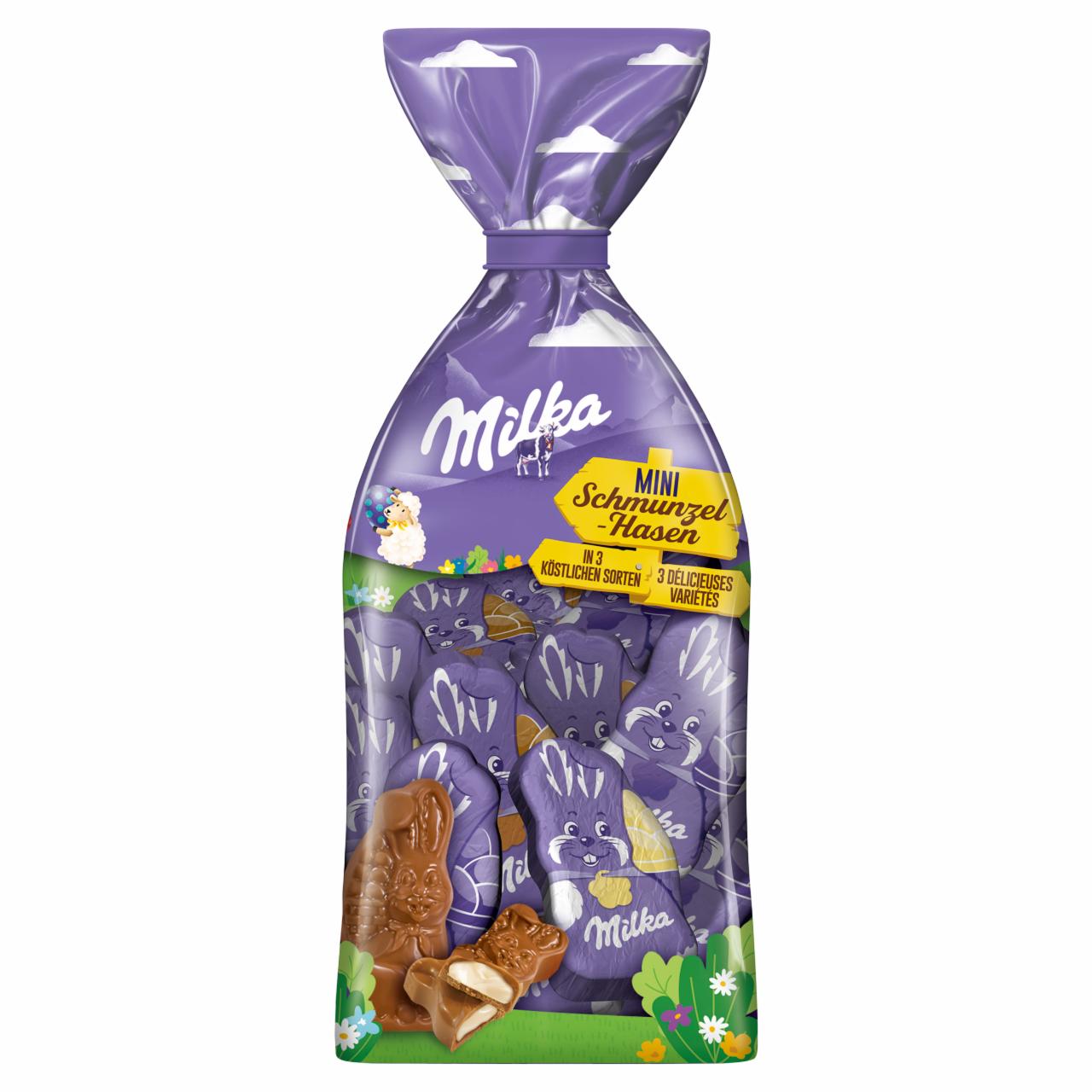 Képek - Milka alpesi tej felhasználásával készült tejcsokoládé válogatás 120 g
