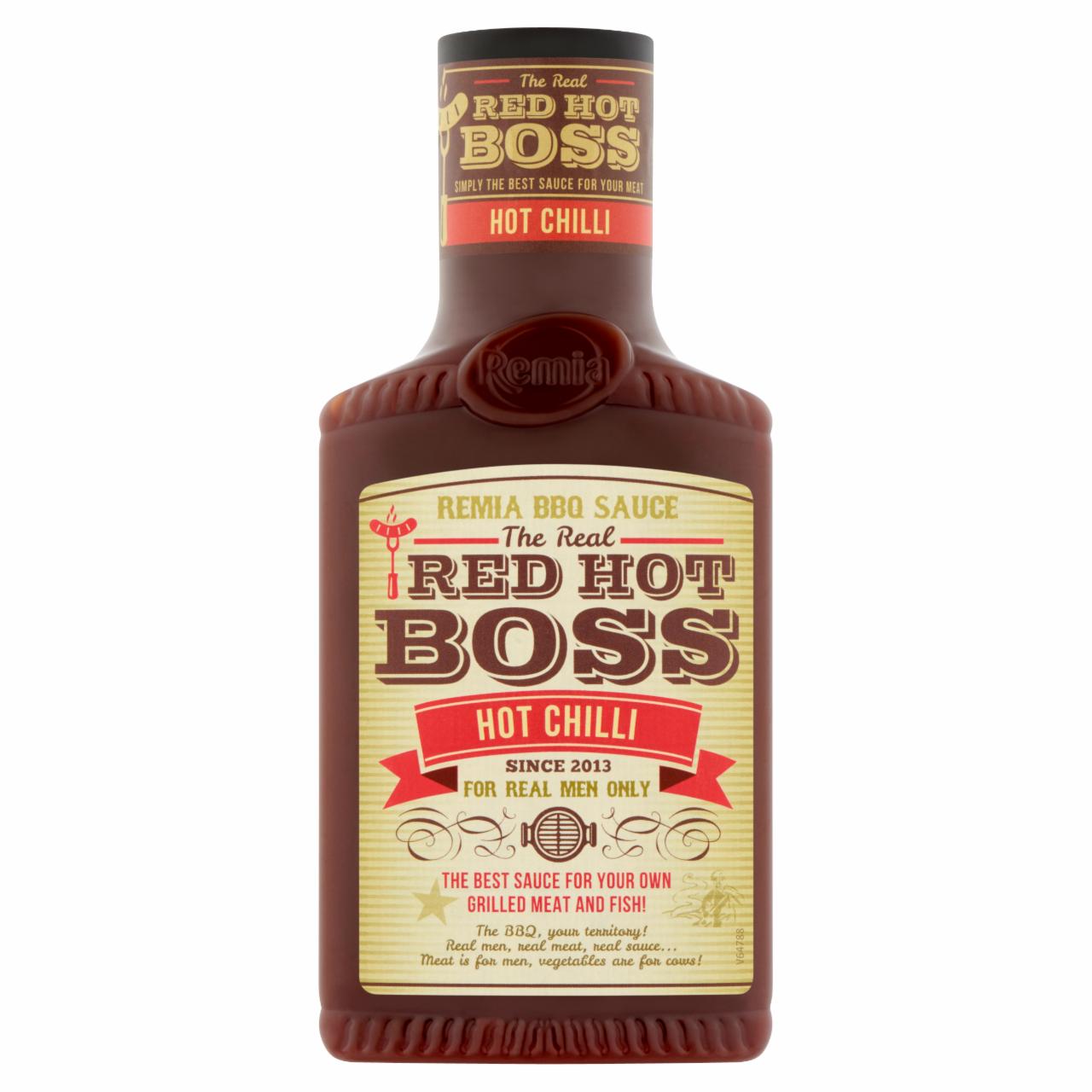 Képek - Remia Red Hot Boss fűszeres, csípős BBQ szósz 450 ml