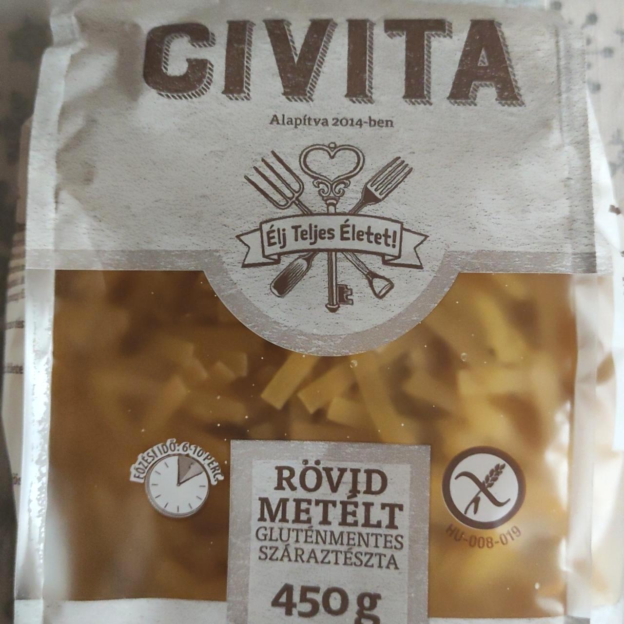 Képek - Rövid metélt gluténmentes száraztészta Civita