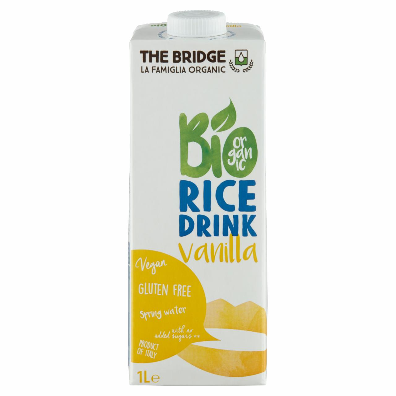 Képek - UHT BIO gluténmentes vaníliás rizsital The Bridge