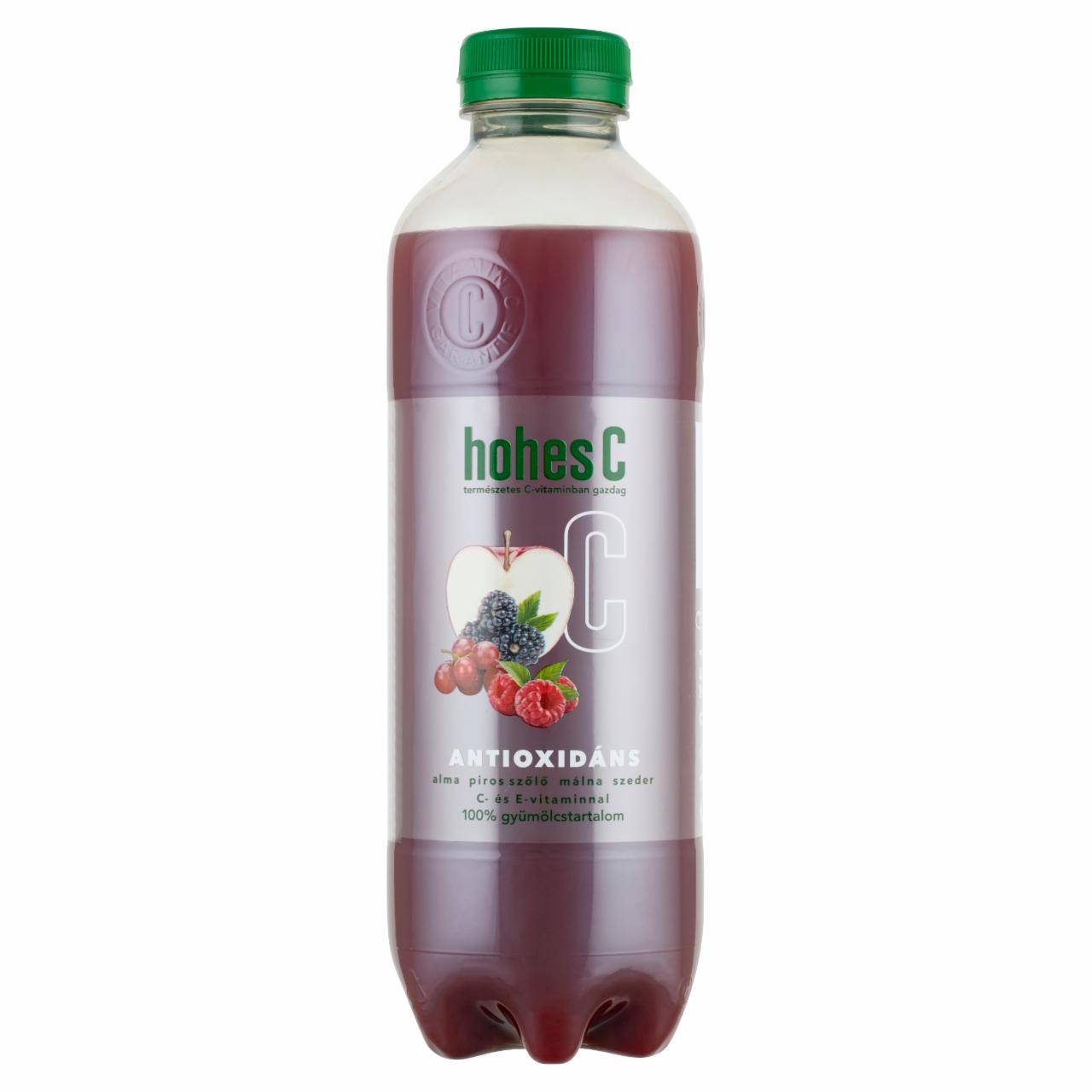 Képek - Hohes C Antioxidáns 100% alma-piros szőlő-málna-szeder vegyes gyümölcslé C- és E-vitaminnal 0,75 l