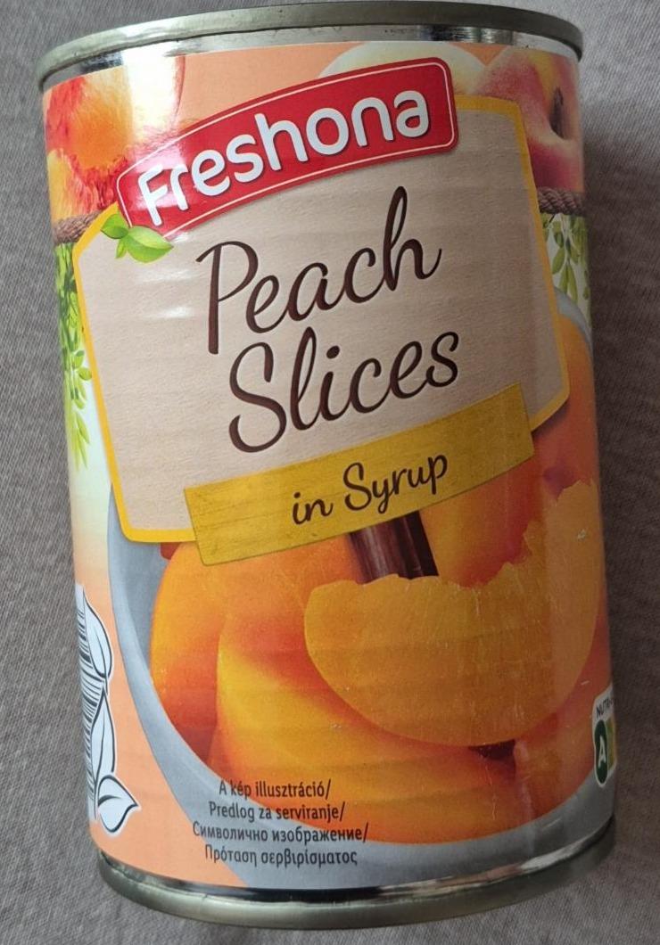 Képek - Peach Slices in Syrup Freshona