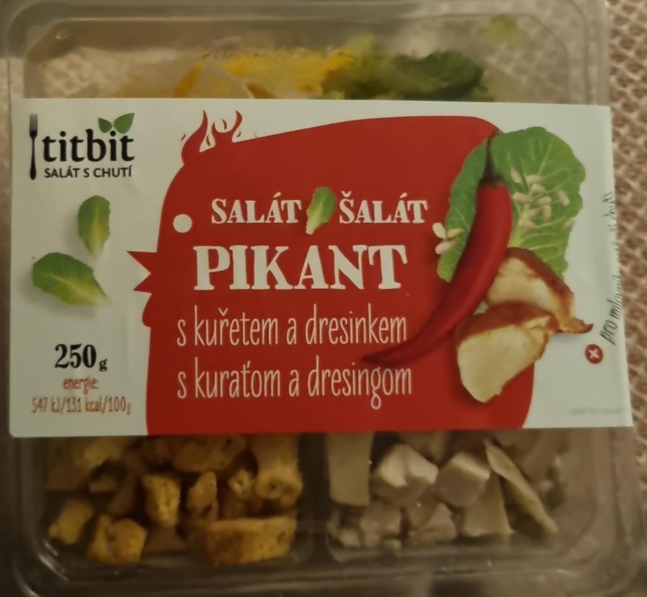 Képek - Salat pikant s kuřetem a dresinkem Titbit