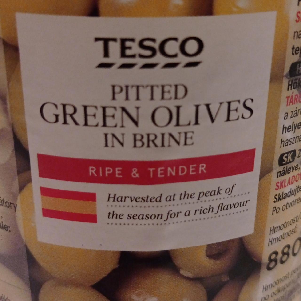 Képek - Pitted Green Olives in brine Tesco