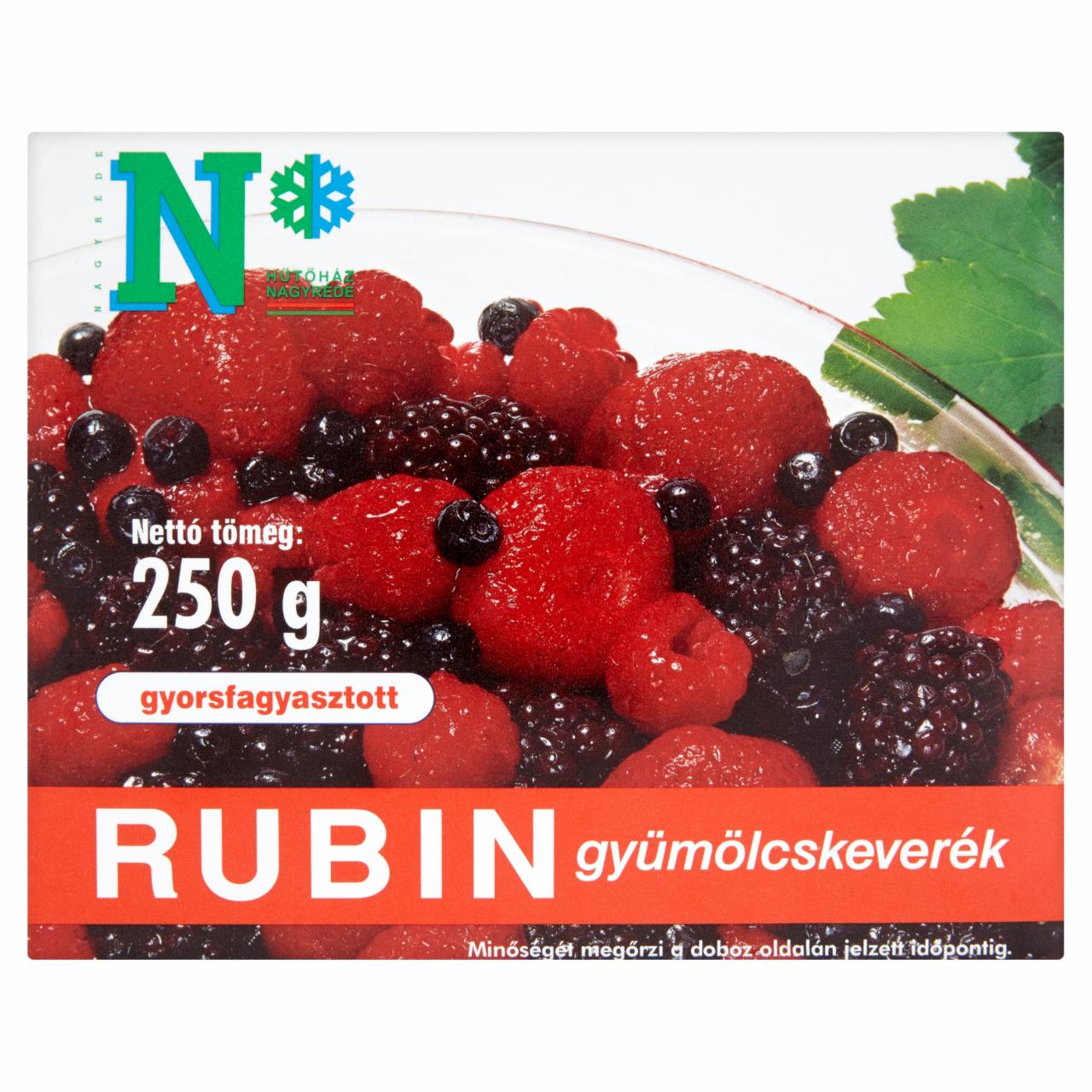 Képek - Nagyréde Rubin gyorsfagyasztott gyümölcskeverék 250 g