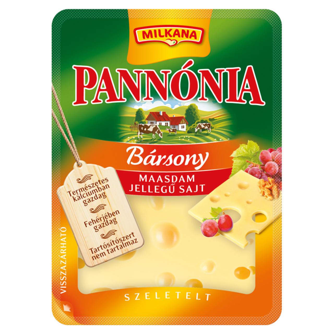 Képek - Pannónia Bársony szeletelt sajt 125 g