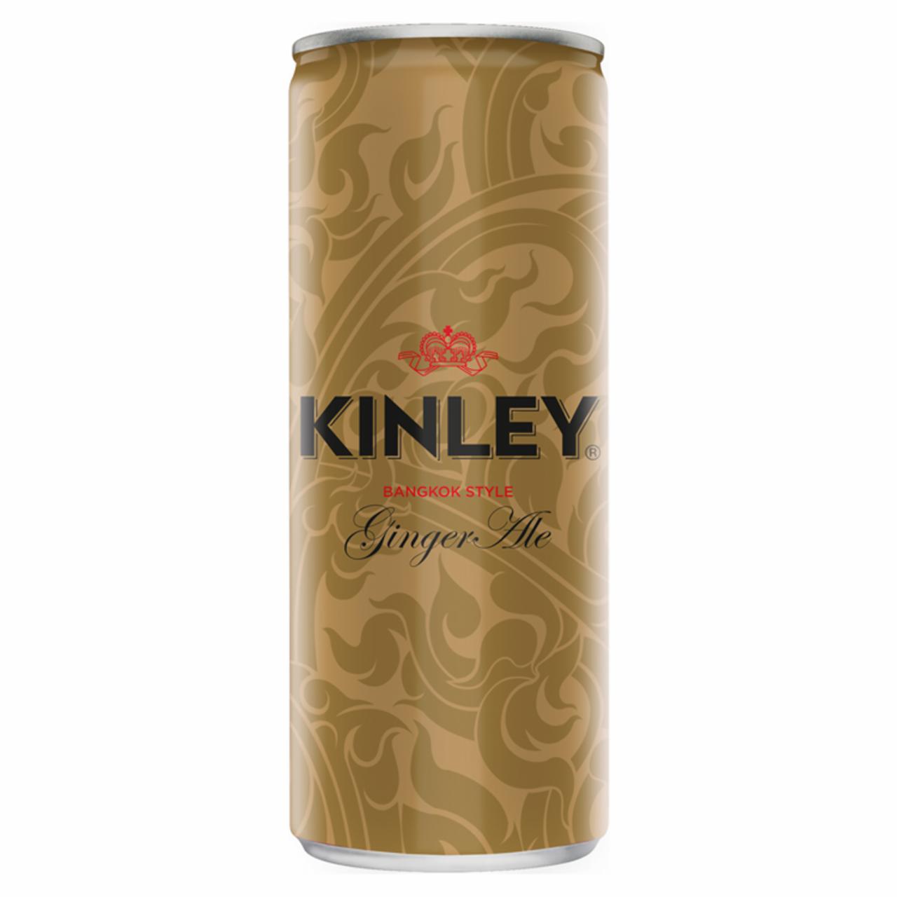 Képek - Kinley Ginger Ale gyömbérízű szénsavas üdítőital cukorral és édesítőszerekkel 250 ml