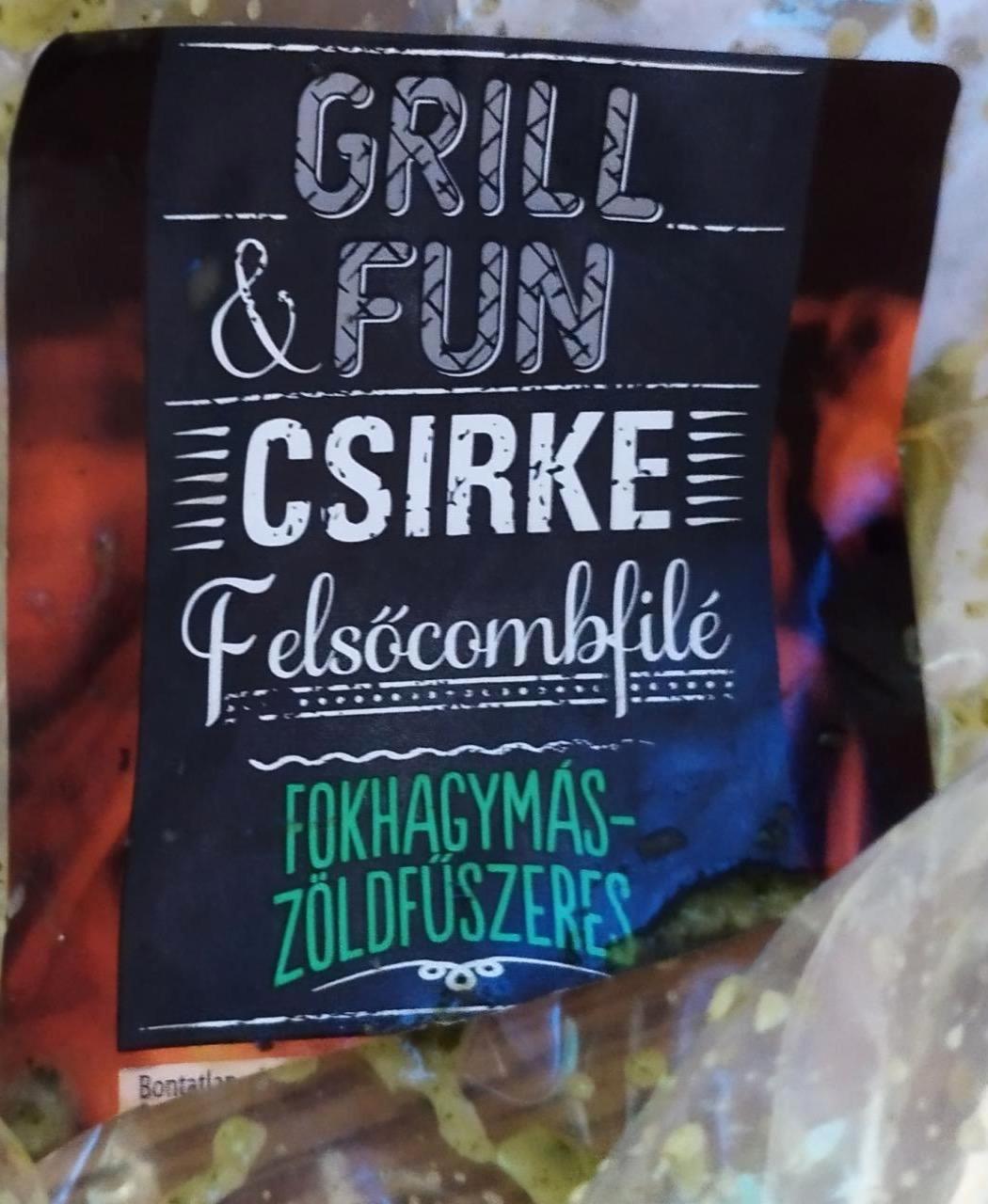 Képek - Csirke felsőcombfilé fokhagymás zöldfűszeres Grill & fun