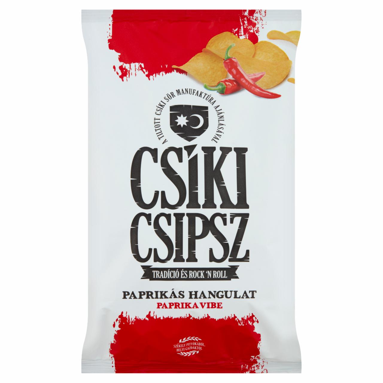 Képek - Csíki Csipsz Paprikás Hangulat paprikás ízesítésű burgonyacsipsz 140 g