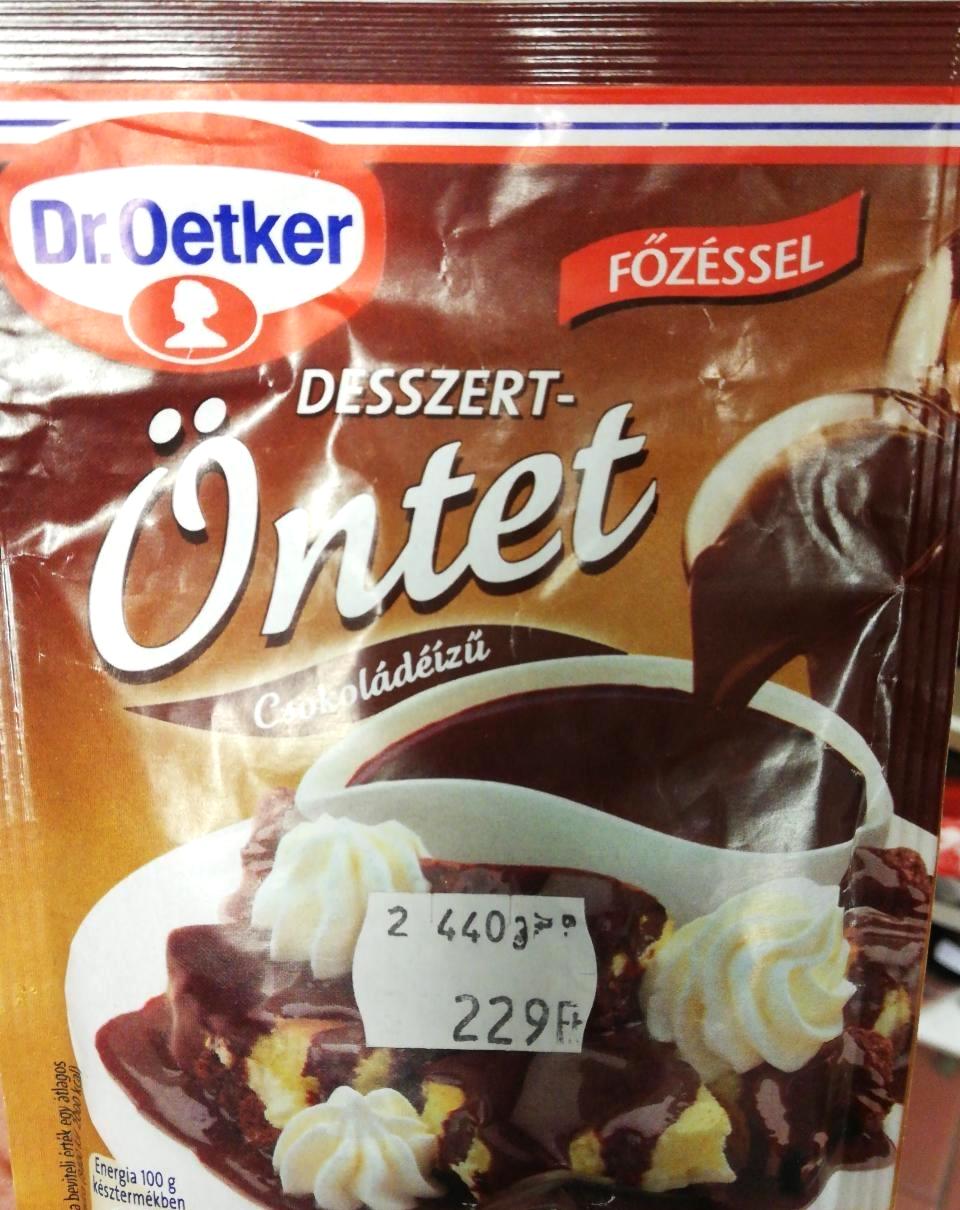 Képek - Csokoládé ízű öntet Dr. Oetker