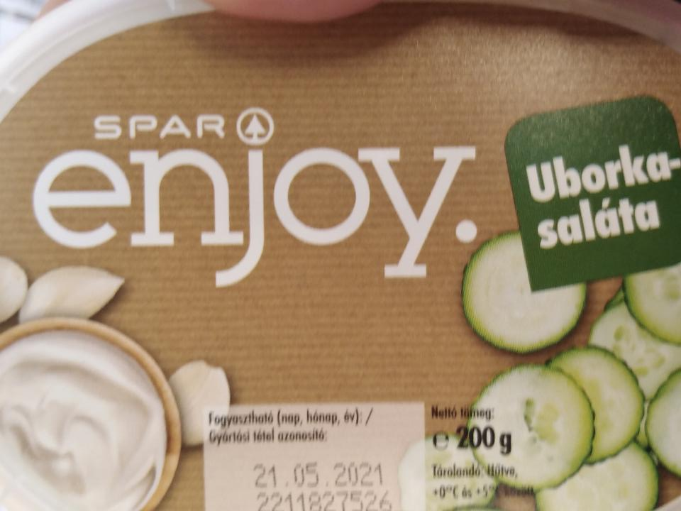 Képek - Uborkasaláta enjoy Spar