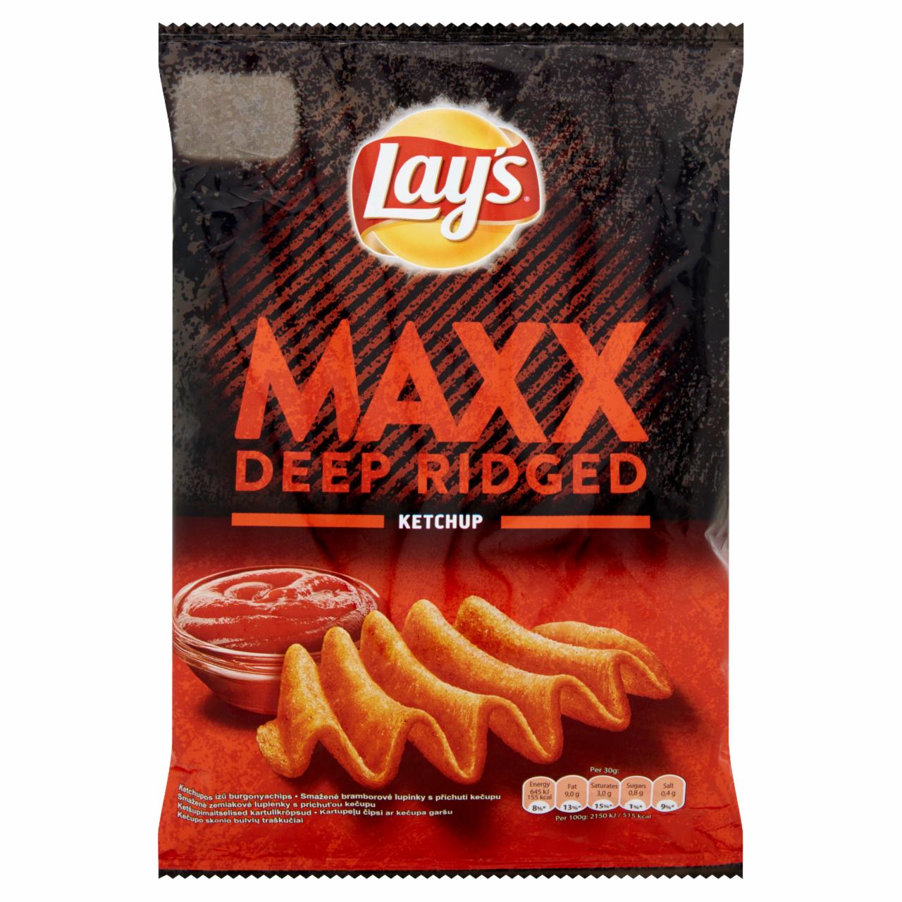 Képek - Lay's Maxx ketchupos ízű burgonyachips 70 g