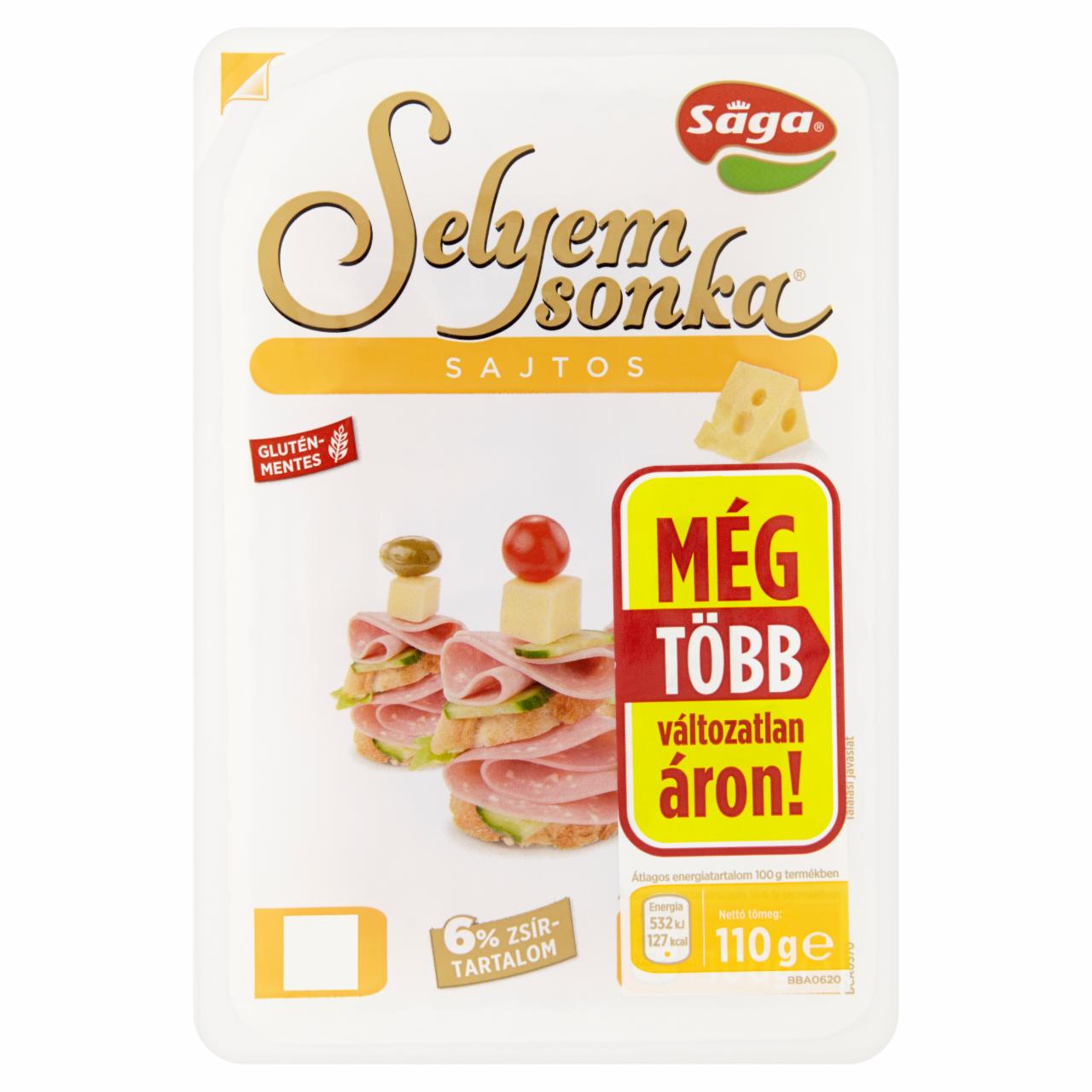 Képek - Sága sajtos Selyemsonka, gluténmentes 110 g