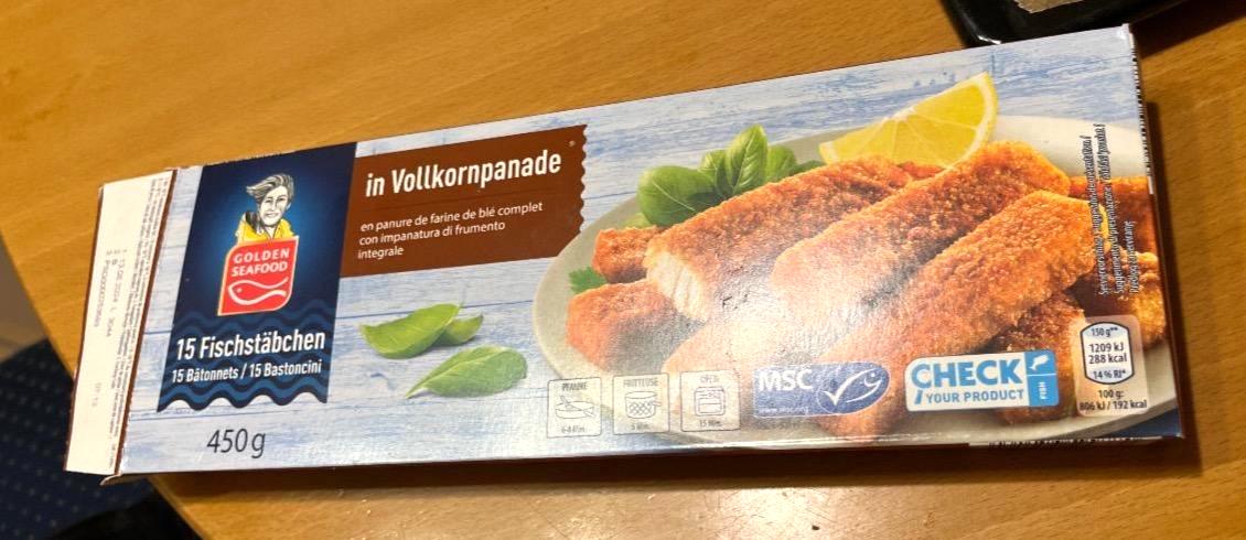 Képek - Teljes kiőrlésű halrudacska Golden seafood