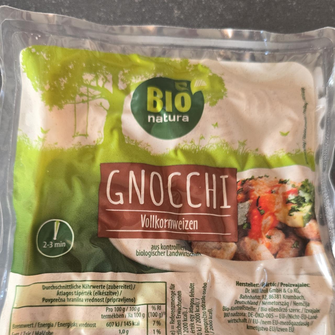 Képek - Gnocchi Vollkornweizen Bio Natura