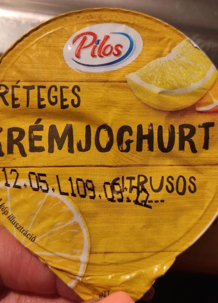 Képek - Réteges krémjoghurt citrusos Pilos