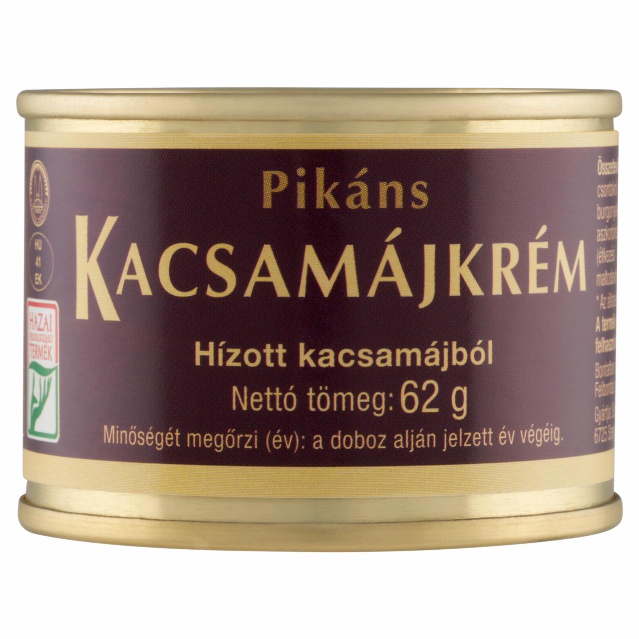 Képek - Pikáns kacsamájkrém hízott kacsamájból 62 g