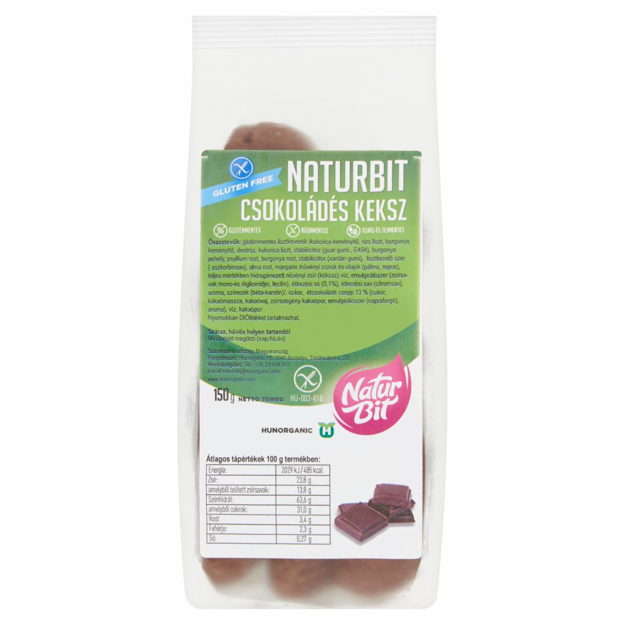 Képek - Naturbit csokoládés keksz 150 g