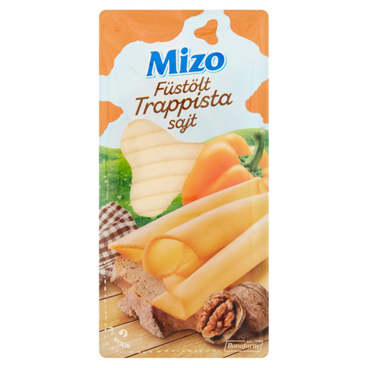 Képek - Mizo szeletelt füstölt trappista sajt 100 g