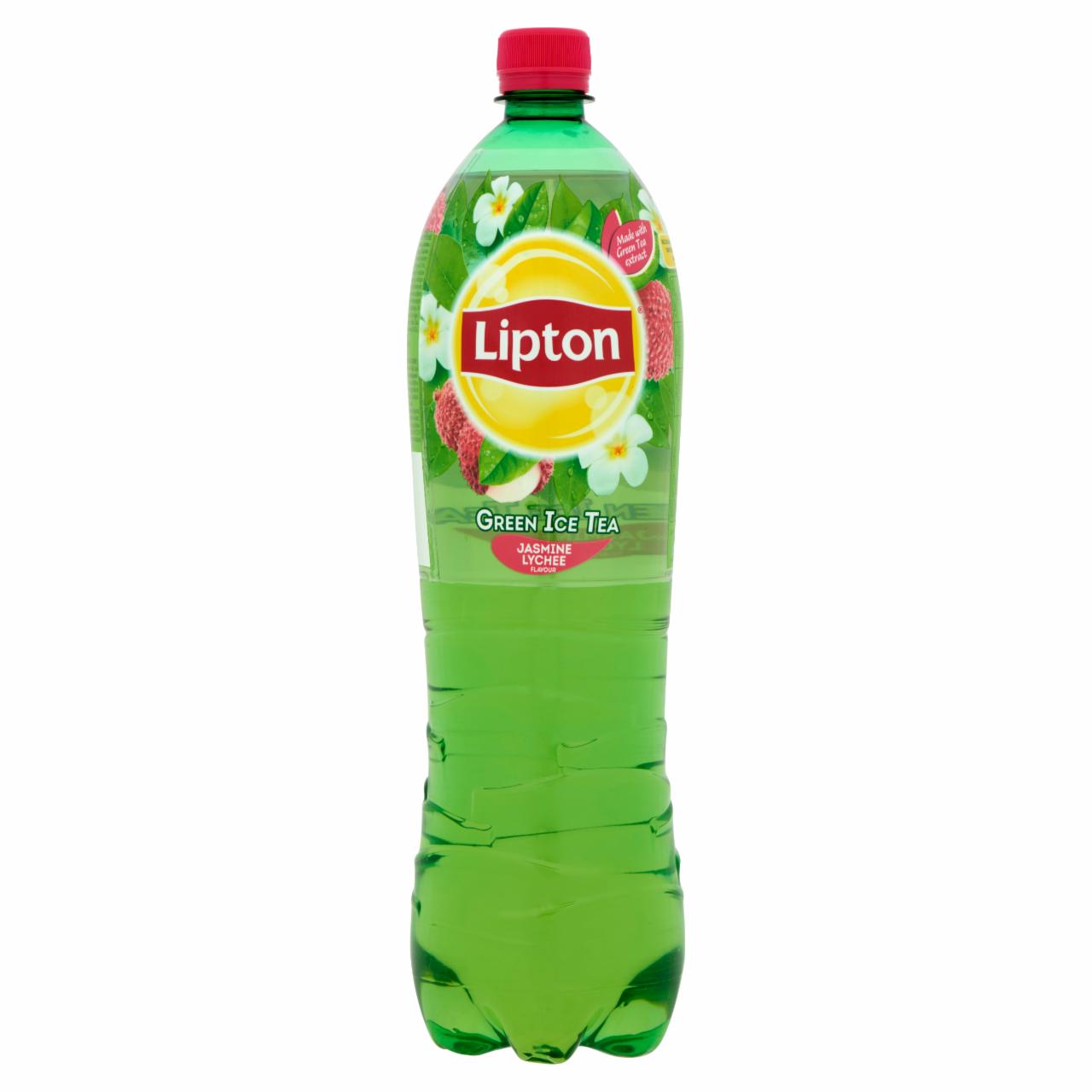 Képek - Lipton Green Ice Tea csökkentett energiatartalmú jázmin és licsi ízű szénsavmentes üdítőital 1,5 l