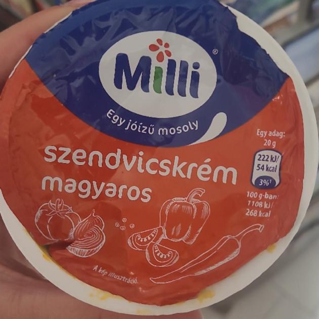 Képek - Szendvicskrém magyaros Milli