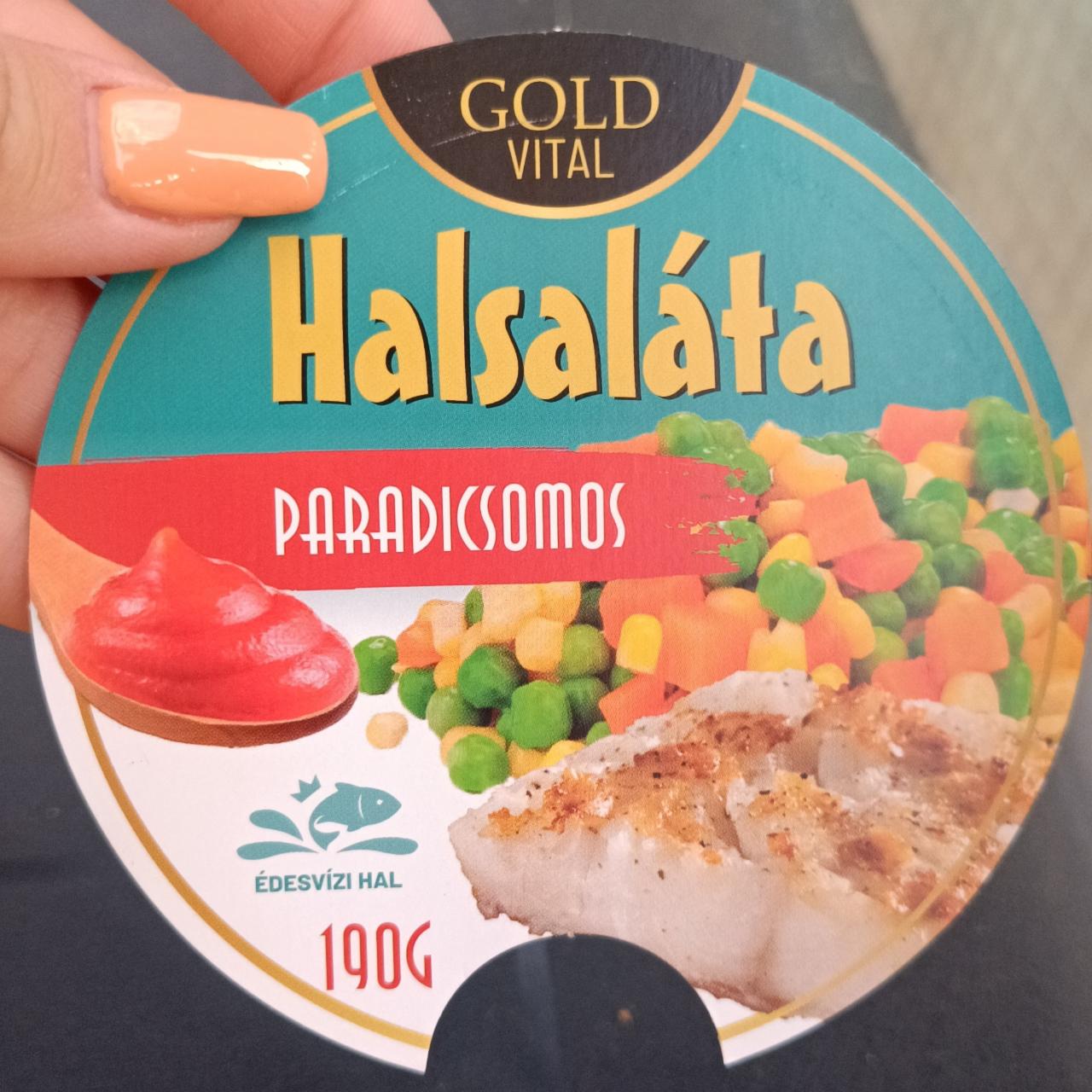 Képek - Halsaláta paradicsomos Gold Vital