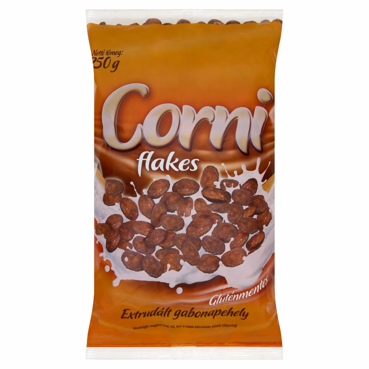 Képek - Corni Flakes gluténmentes csokoládé ízű extrudált gabonapehely 250 g