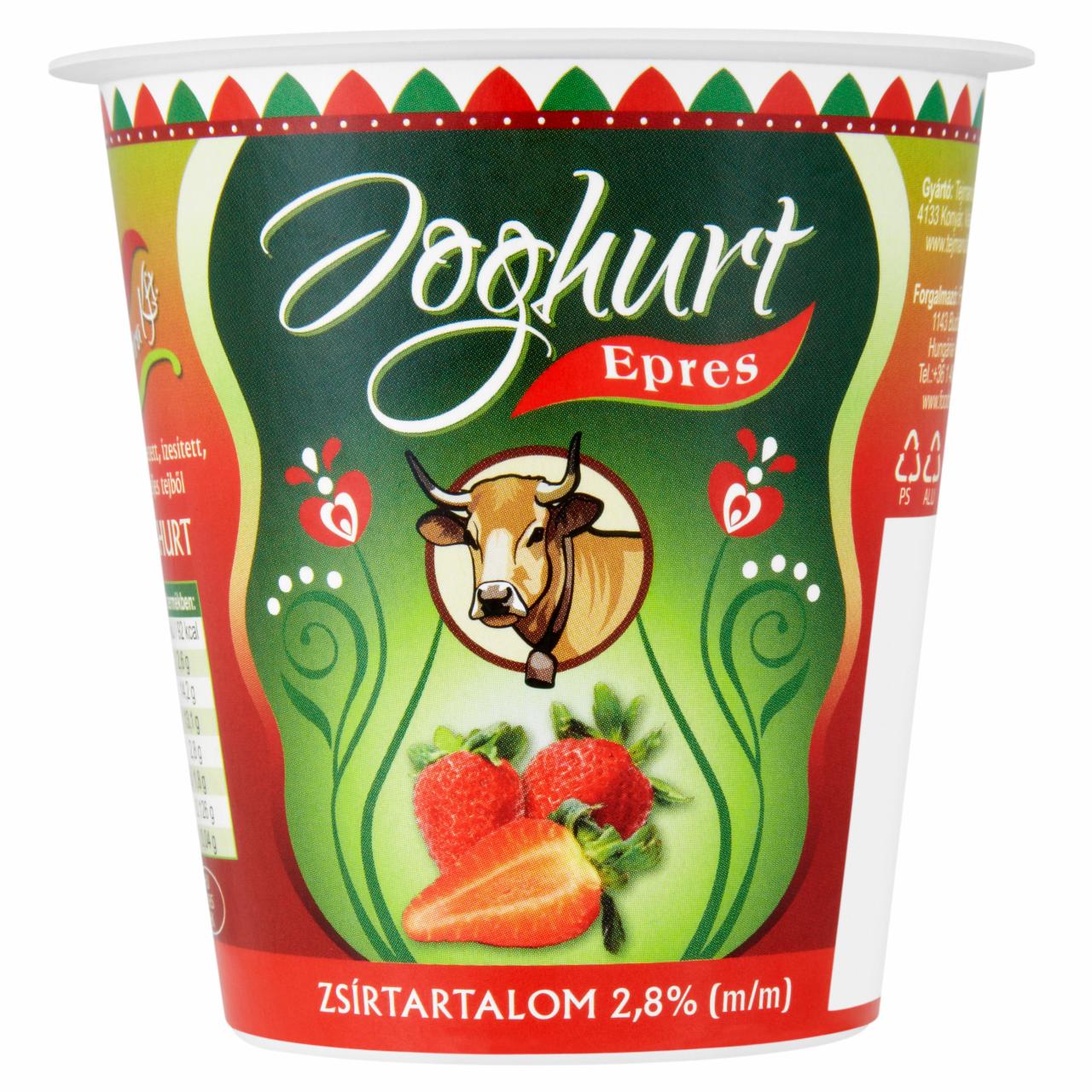 Képek - Tejmanufaktúra epres joghurt 150 g