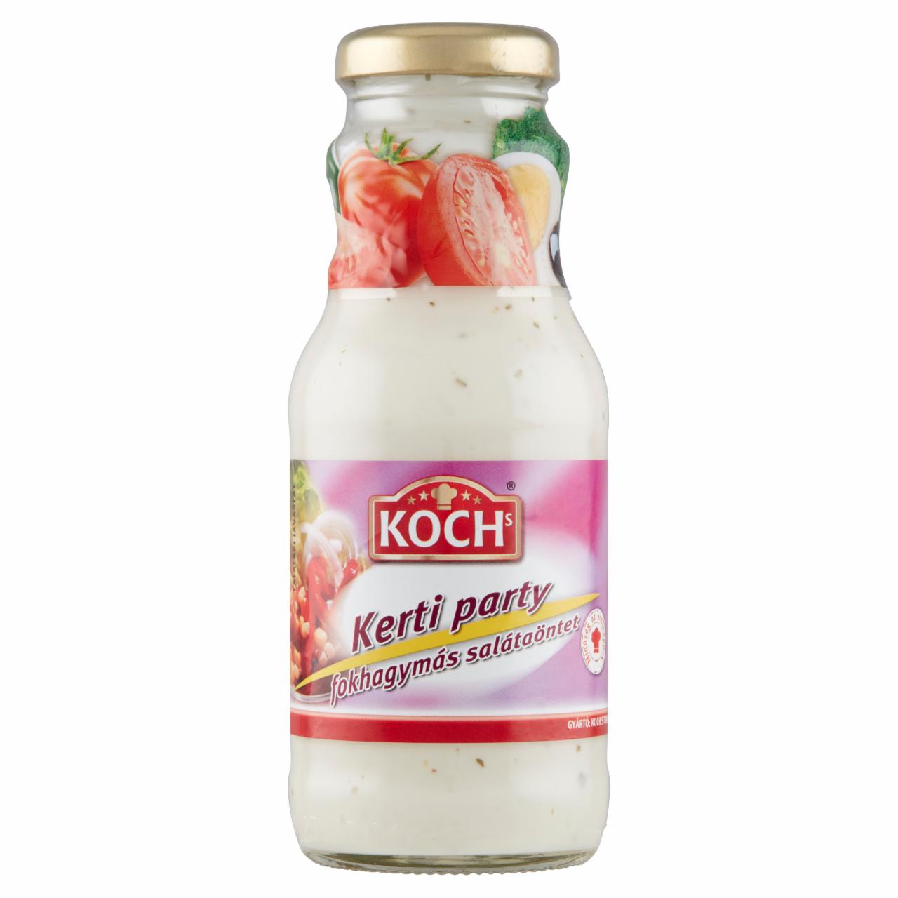 Képek - Koch's Kerti Party fokhagymás salátaöntet 250 ml