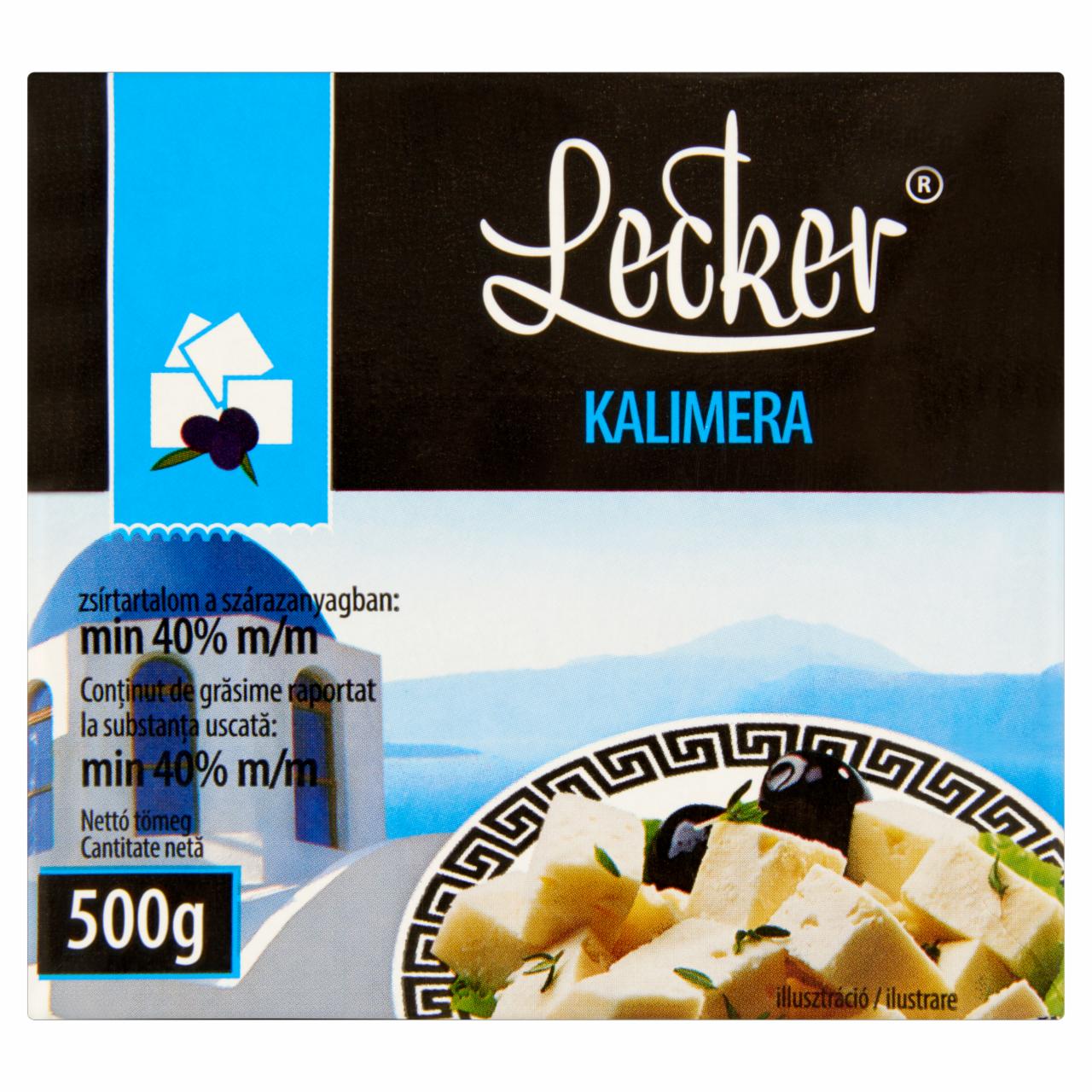 Képek - Lecker Kalimera sós lében érlelt, krémfehér félzsíros lágy sajt 500 g