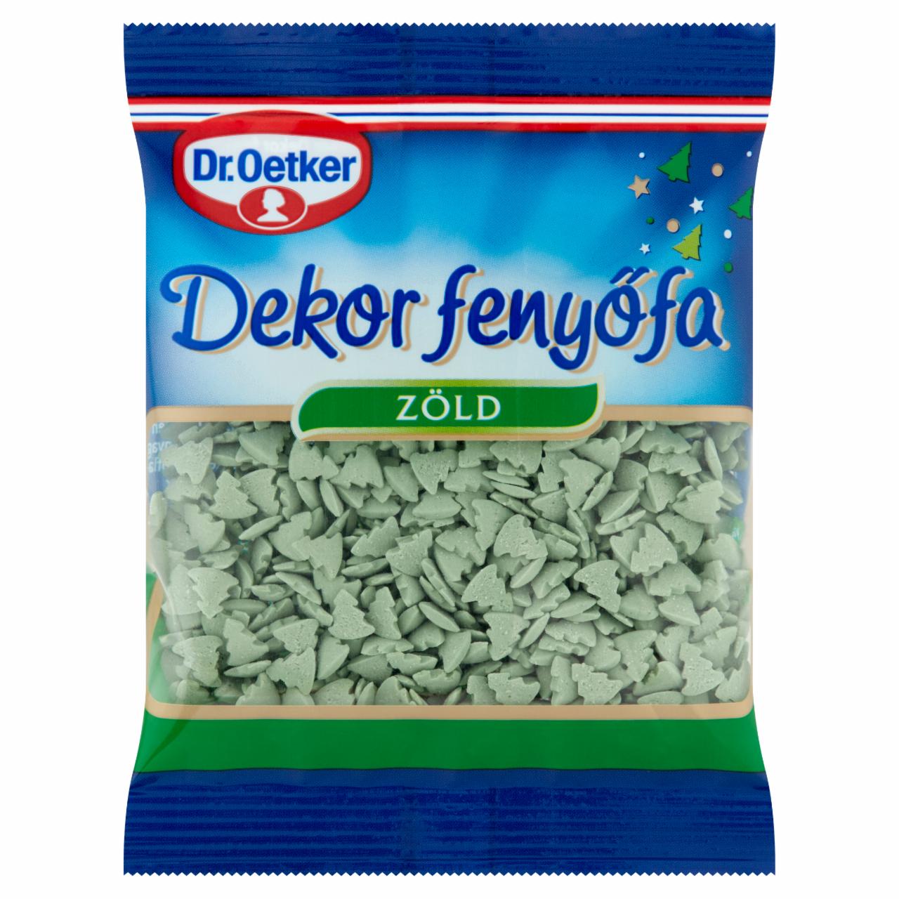 Képek - Dr. Oetker Dekor fenyőfa, zöld 30 g